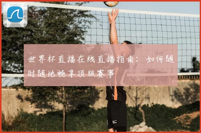 世界杯直播在线直播指南:如何随时随地畅享顶级赛事