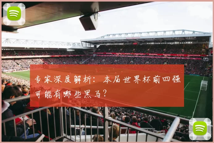 专家深度解析：本届世界杯前四强可能有哪些黑马？