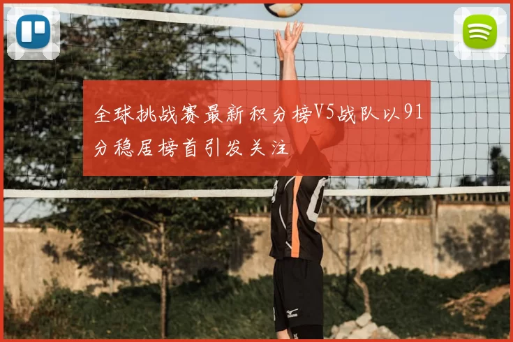 全球挑战赛最新积分榜V5战队以91分稳居榜首引发关注
